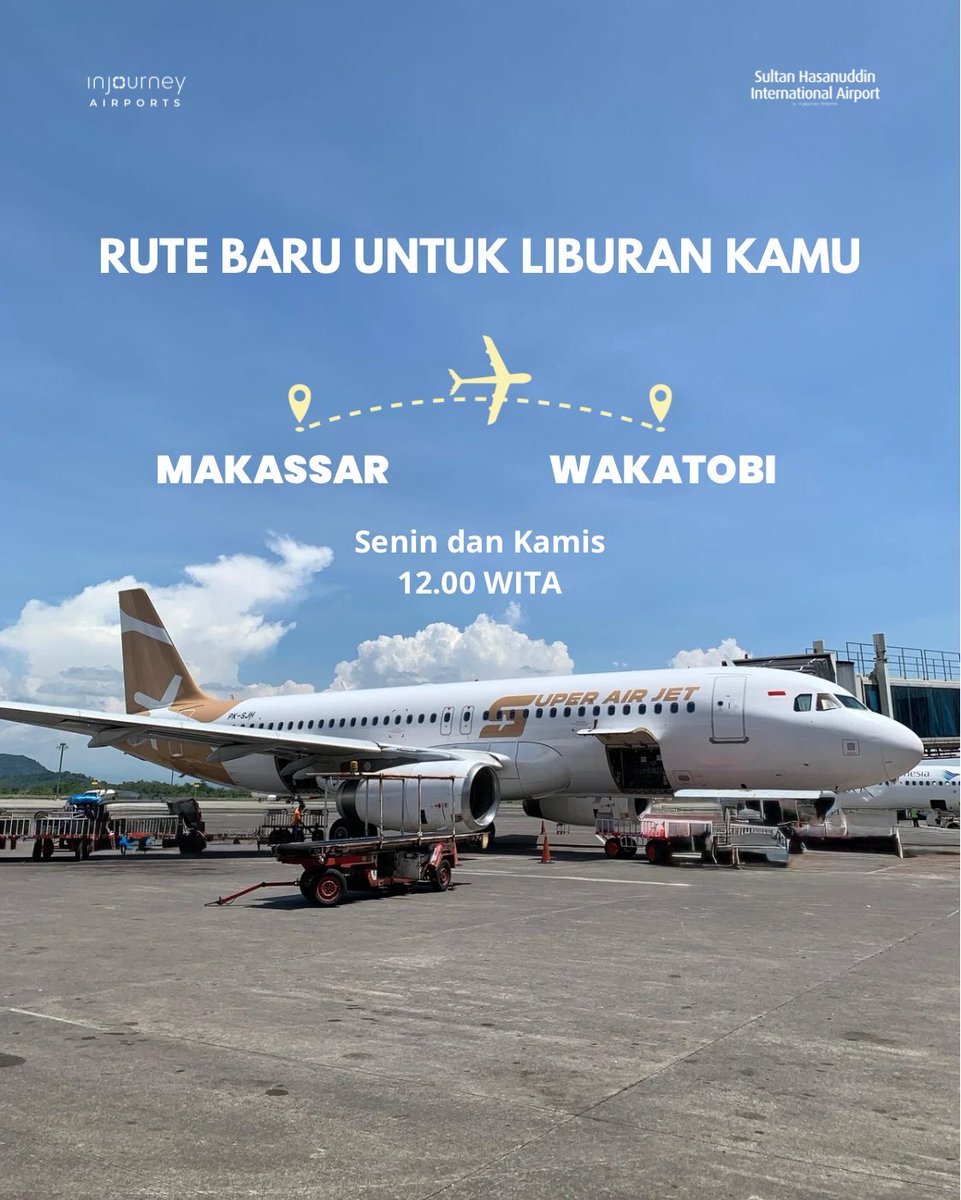 Sultan Hasanuddin International Airport tweet media