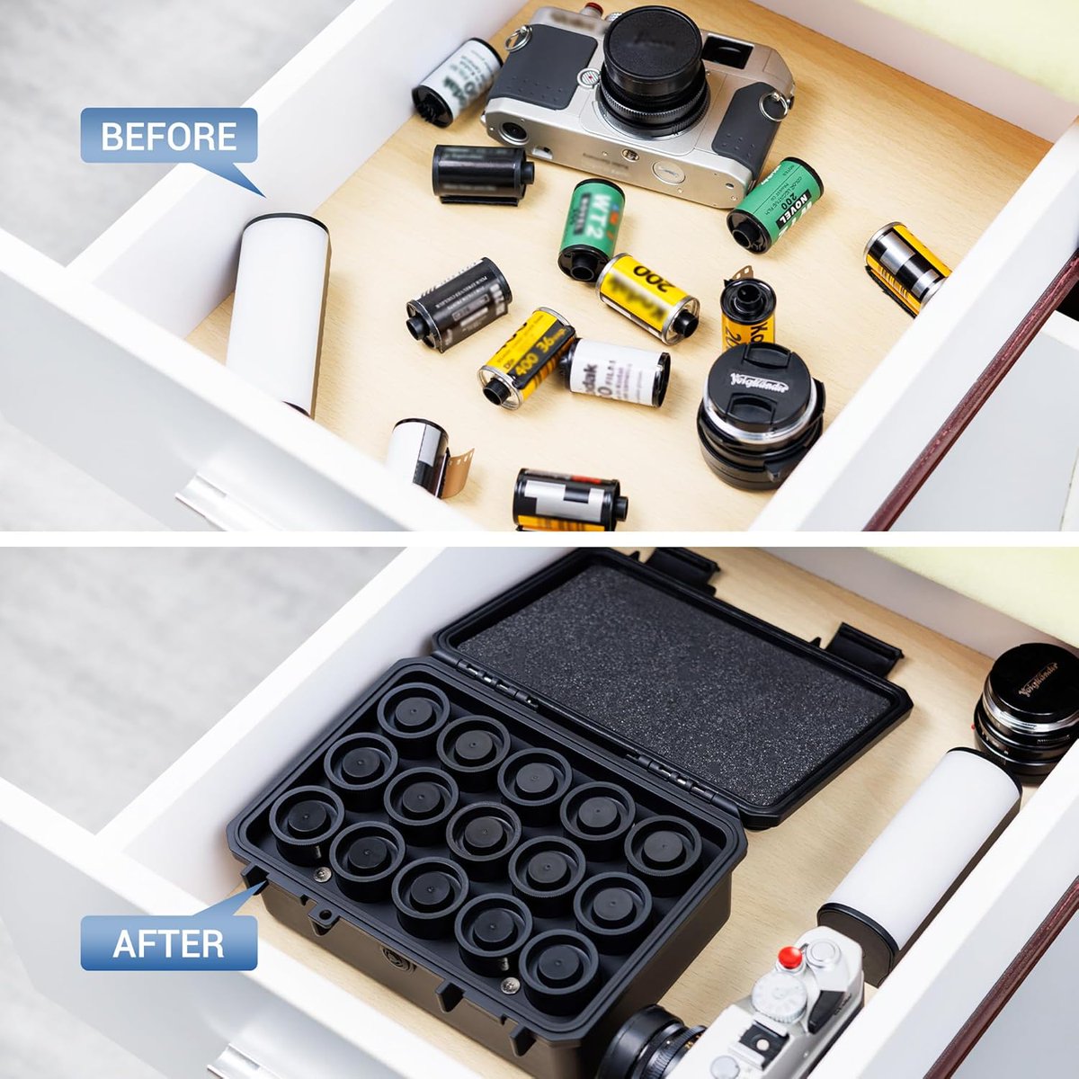 JJCPhotogr75080's tweet photo. 👍JJC 135 Film Case with Canisters for 15 Rolls of 35mm Film

✅Provides Full Protection for Your Film Rolls
👇Explore now！
#JJC
#35mmfilm 
#FilmCase
#35mm 
#photography https://t.co/DRjPdEYhLb