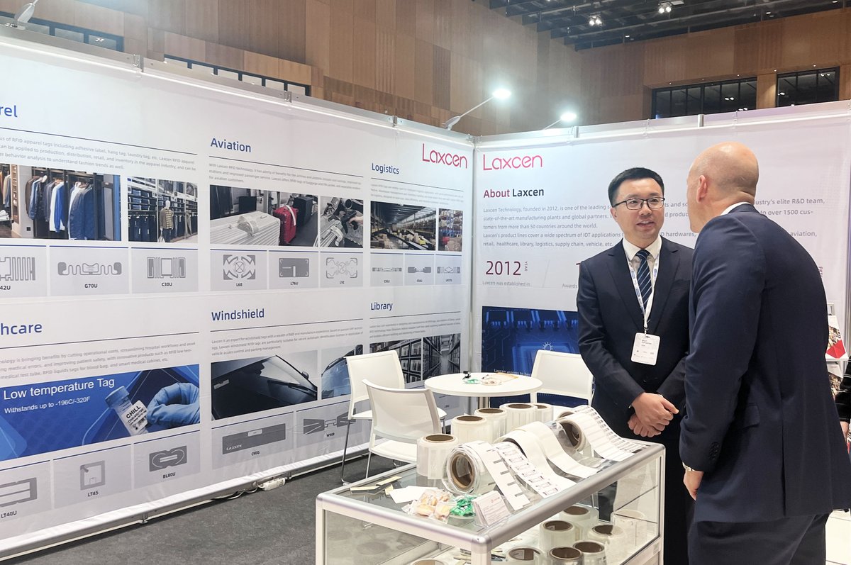 Laxcen's tweet photo. Laxcen Technology Showcased Innovative RFID Labels at WIoT Tomorrow 2024 https://t.co/imMhh7YCYl