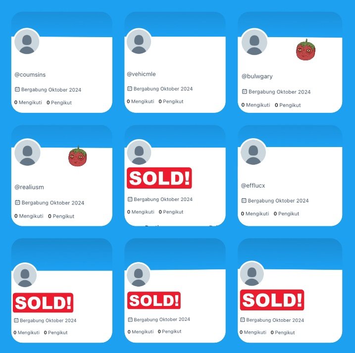 stobegyii's tweet photo. READY STOCK 🩷
ACC KOSONGAN Y24 VALL

verif all, nomor indo, bergaransi; use gmail; masuk mt nonmoots belum masuk ht; yang pake emoji merah belum beres limit 12h

GAK BISA KEEP, PAYMENT FIRST 
#Zonauang https://t.co/cyGMwgXUcR