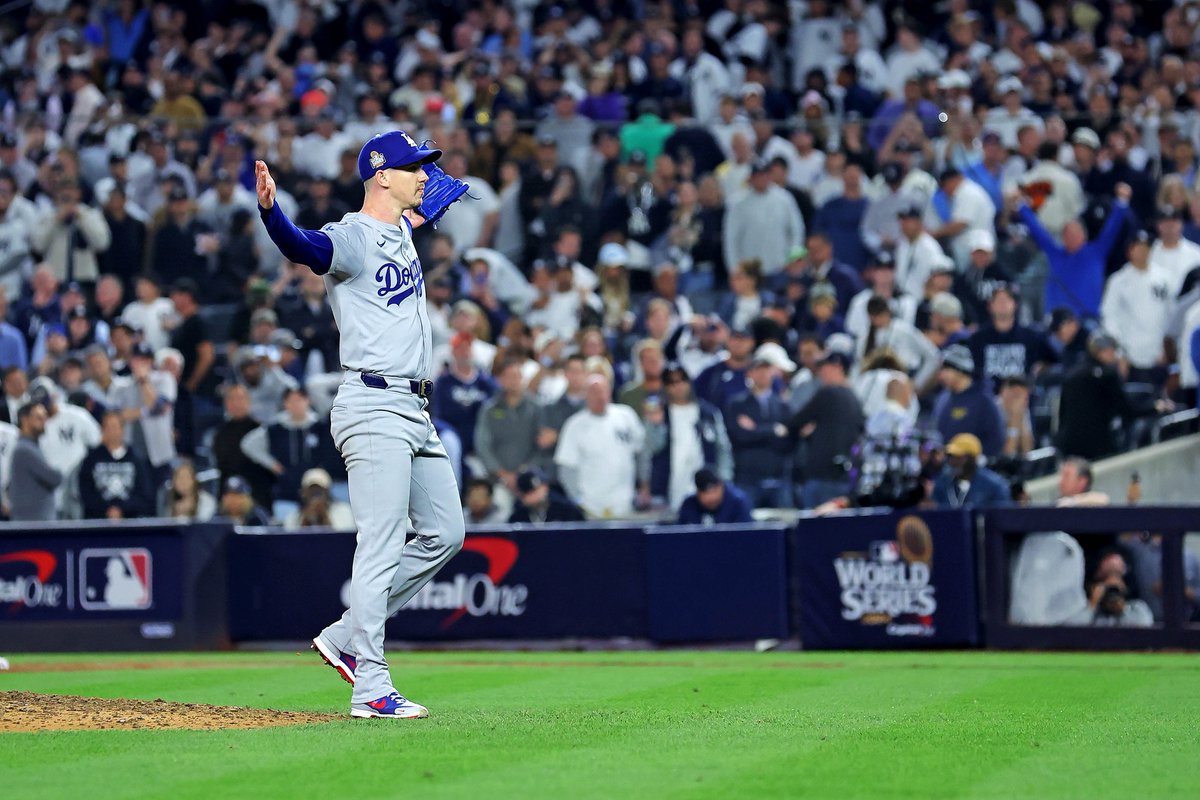 Walker Buehler before the postseason on his big-game reputation:

"It’s kind of the only thing I care about."

He finished the playoffs with 13 straight scoreless innings.

He pitched five shutout innings in World Series Game 3. He got the final three outs in Game 5.

Legendary.