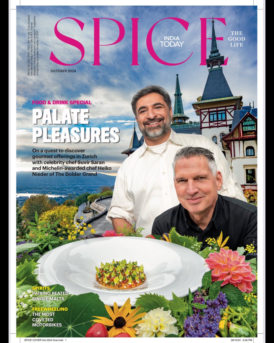 Grateful to #IndiaToday #SPICE <a href="/IndiaToday/">IndiaToday</a> for blessing me with this #CoverStory on my #travel across #Zurich in search for #tasty #sustainable #food as a #Diwali gift!

Thanks <a href="/BirdieDoes/">Birdiedoes</a> #ChumkiBhardwaj for your writing and #BandeepSingh <a href="/junglelight/">bandeep singh</a> for the great cover and