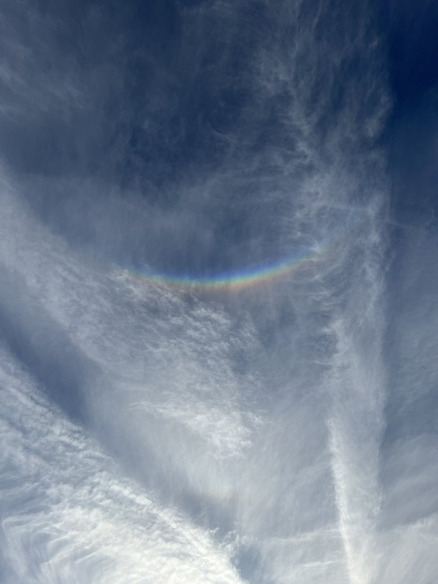 こんな虹初めて見た🌈♡