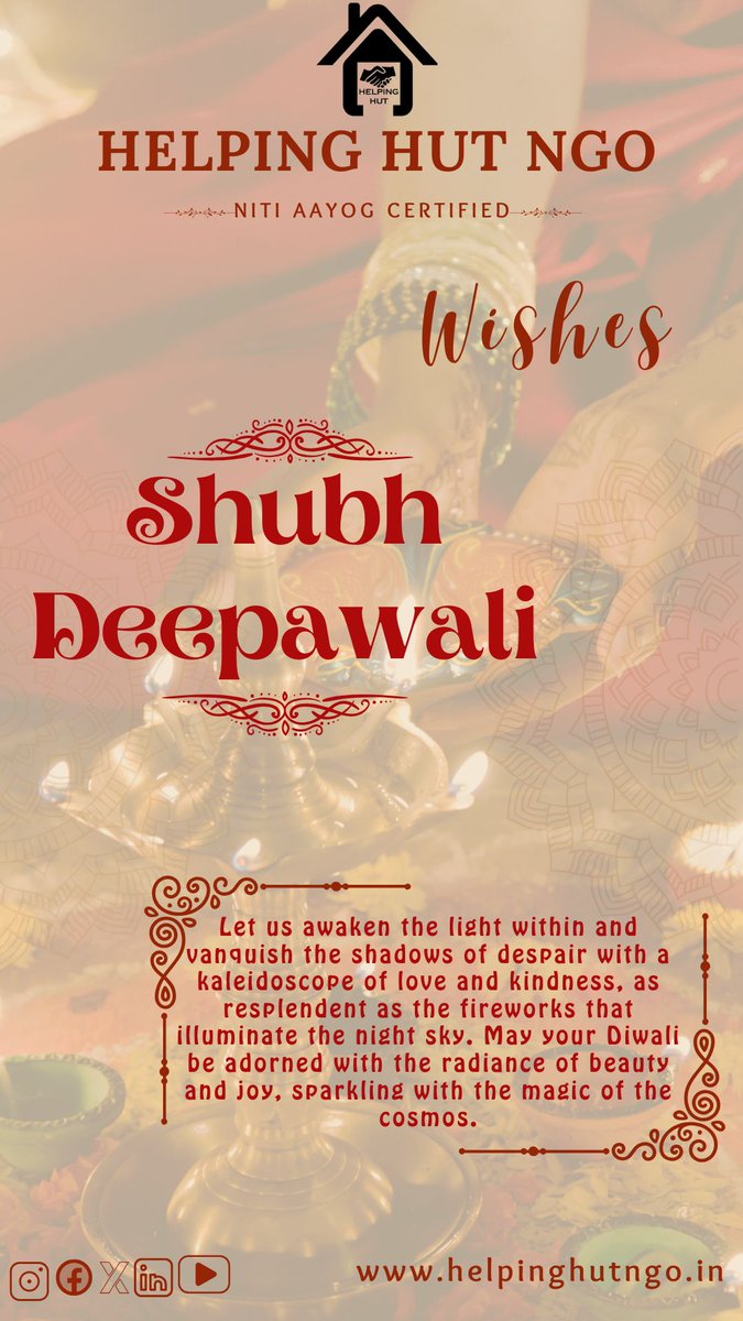 helping_hut's tweet photo. #HappyDiwali2024 https://t.co/QO6JEfL8nn