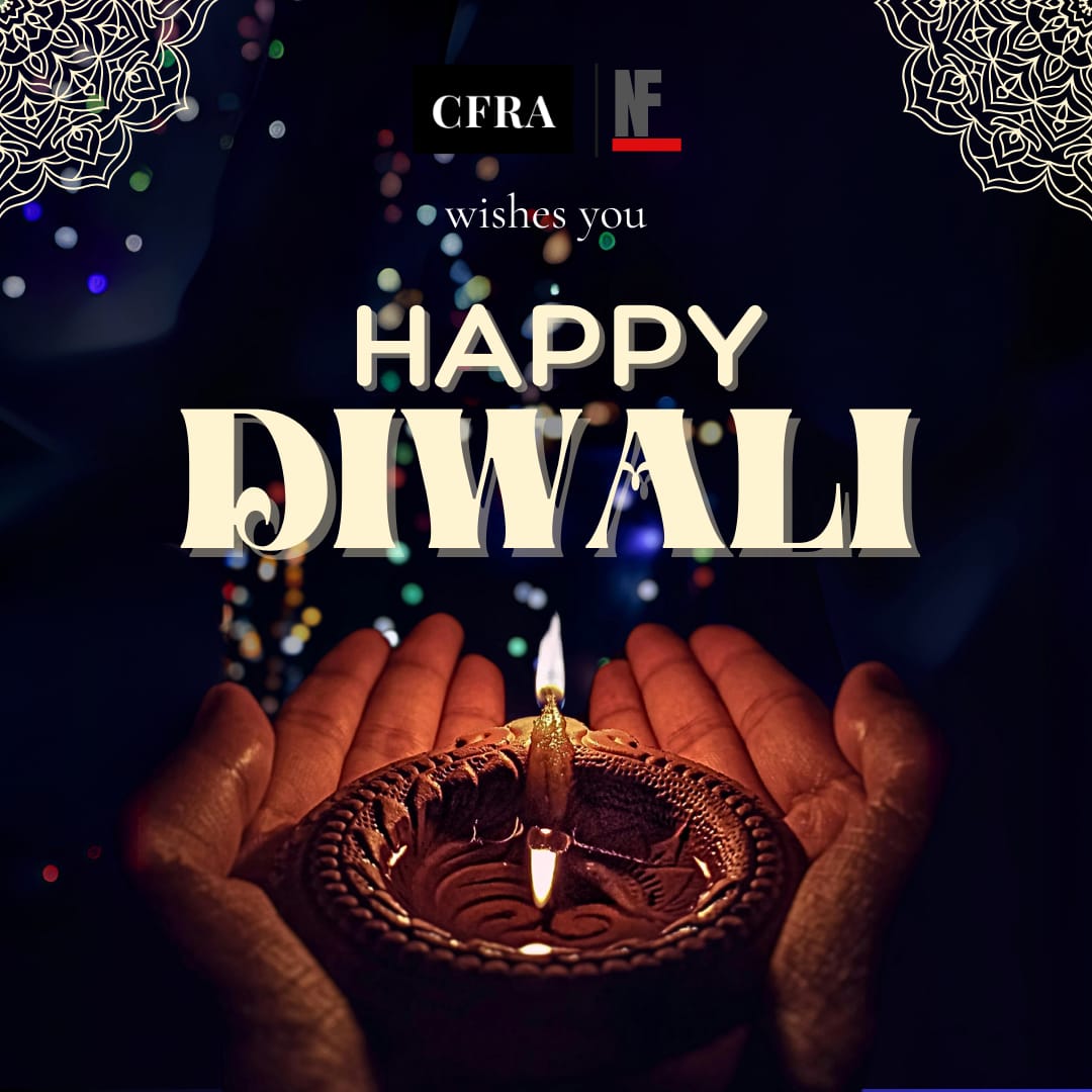 cfra_official's tweet photo. CFRA wishes you a Diwali filled with light, joy, and prosperity! May this festival illuminate your path with new opportunities and success. Happy Diwali to you and your loved ones! 

#HappyDiwali #CFRA https://t.co/H8PJZiOTea