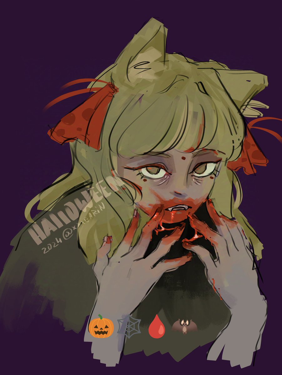 xxibarin's tweet photo. 🎃 She bit own nails✨🐕 ✧.⁠ ｡⁠* On the night of the 31st — ｡⁠*⁠♡ ✧.✨ on #Halloween    ~✧.⁠｡⁠ *⁠♡✧.⁠ ~｡⁠*⁠♡✧.⁠｡⁠*⁠♡~~  #украрт https://t.co/Gt7NxlqsdS
