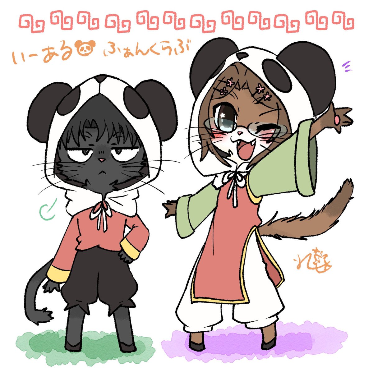 kogitune_art's tweet photo. 過去絵再掲祭り第七弾
はっぴーはろうぃーんってことで衣服を着たイラストをチョイス https://t.co/XVClyRbdws