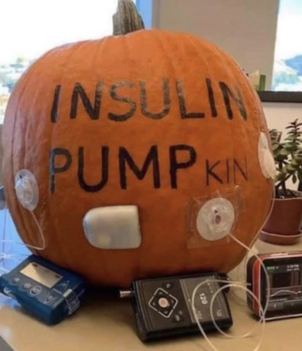 Happy Halloween 💙
#GBdoc #diabetes #Type1
#halloween2024 #Halloween #pumpkin