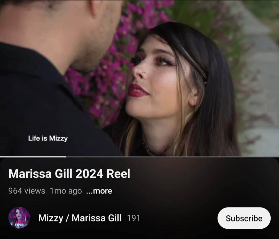 supacow's tweet photo. Mizzy has a clip from a film she was in on her promo reel and the title of it is "Life Is Mizzy".  #fishtanklive #fishtank https://t.co/nWhzhRyoUy