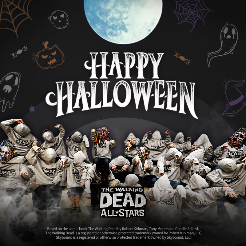 👻🎃Halloween is here, and we’re ready to celebrate with YOU!👻🎃

Hit that repost button and let’s make this a Halloween to remember together!✨

10 Lucky Survivors who reposted win Gold Bars!🎁

📅10/31 ~ 11/03 23:59 (PST)

#TWD #HappyHalloween  #Crew #October #Halloween