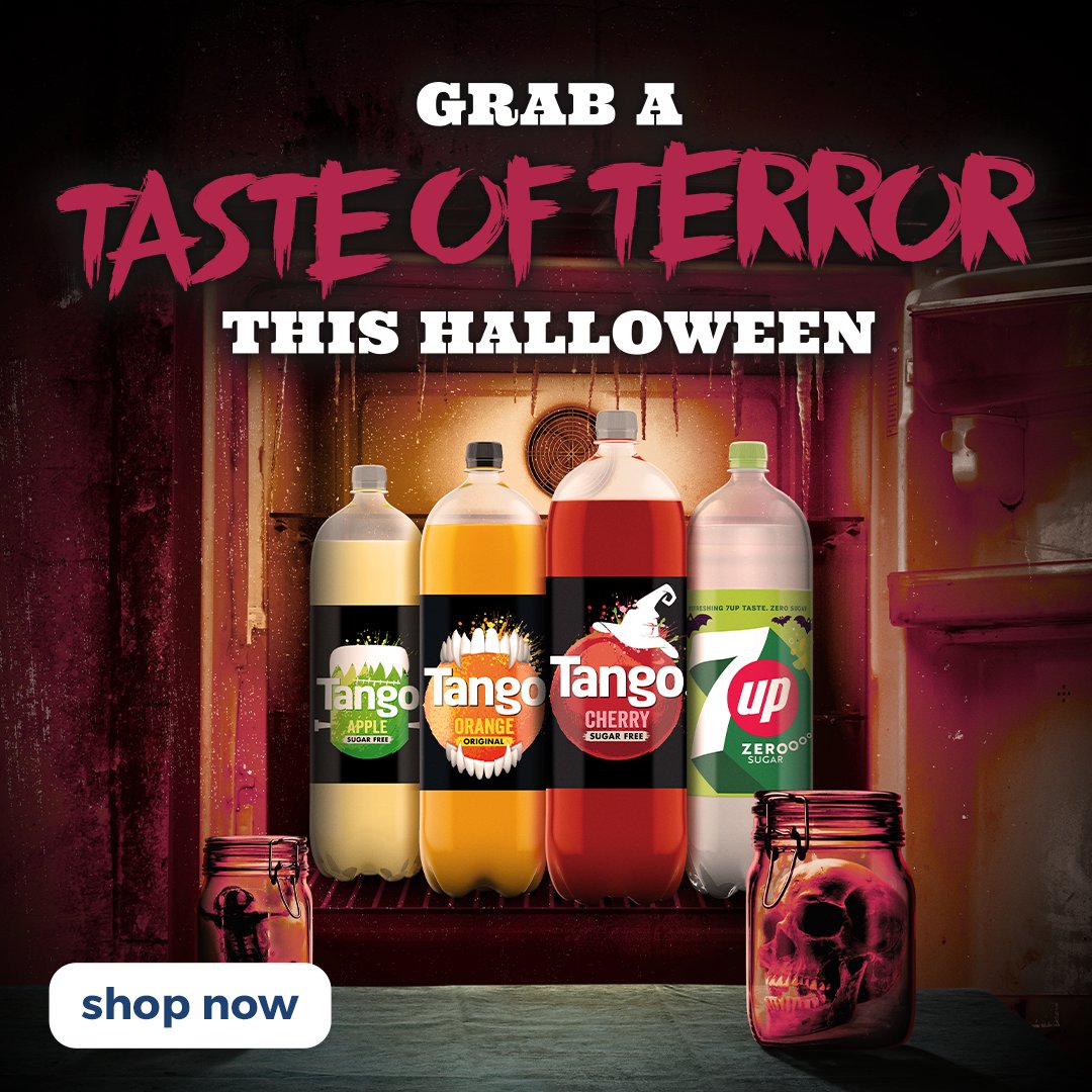 Happy Halloween! 🎃 Don't forget to
shop last minute drinks on Snappy Shopper 🥤