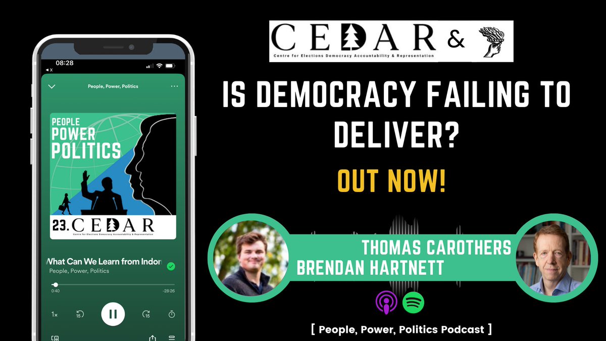 Petra Alderman (@petraalderman) on Twitter photo 🚨EP23 of the #PeoplePowerPolitics is out now! Tune in to this fantastic conversation with <a href="/CarnegieEndow/">Carnegie Endowment</a>'s Thomas Carothers and <a href="/BrendanHartnett/">Brendan Hartnett 🇺🇸🇺🇦</a> based on their thought-provoking <a href="/JoDemocracy/">Journal of Democracy</a> article published in July 2024👇
Available wherever you get your podcasts 🎧 🚨EP23 of the #PeoplePowerPolitics is out now! Tune in to this fantastic conversation with <a href="/CarnegieEndow/">Carnegie Endowment</a>'s Thomas Carothers and <a href="/BrendanHartnett/">Brendan Hartnett 🇺🇸🇺🇦</a> based on their thought-provoking <a href="/JoDemocracy/">Journal of Democracy</a> article published in July 2024👇
Available wherever you get your podcasts 🎧