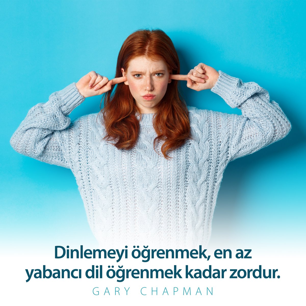 "Dinlemeyi öğrenmek, en az yabancı dil öğrenmek kadar zordur." / Gary Chapman - Beş Sevgi Dili
#GaryChapman #Dinlemek