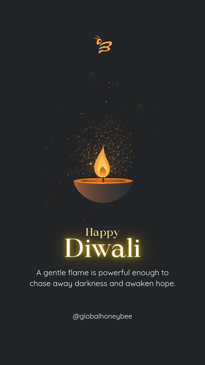 This Diwali, may the light of truth guide your path and the warmth of joy embrace your soul. Shine bright, for the world awaits your glow. 🪔✨

#HappyDiwali #Diwali2024 #HappyDiwali2024 #GHB #GlobalHoneyBee #Topical #CreativeSpot #deepavali2024 #DigitalAgency