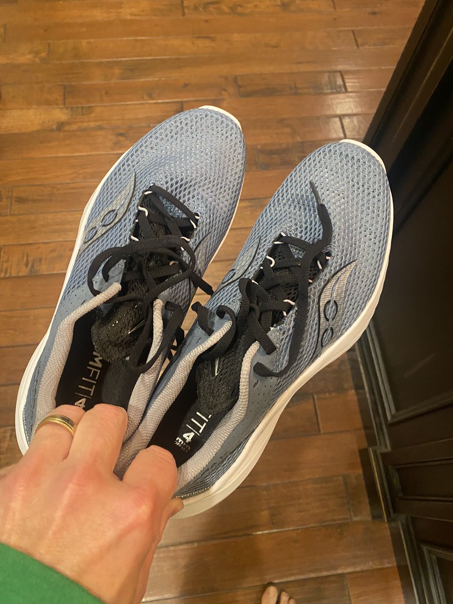 JebWhite's tweet image. I bought these shoes a few weeks ago to run the Philly Marathon on November 24. However, today, I lace up these shoes to begin a months-long cardiac rehab at my local hospital.

Lesson?

Always focus on the race in FRONT of you. As the saying goes, “Man plans, God laughs.”