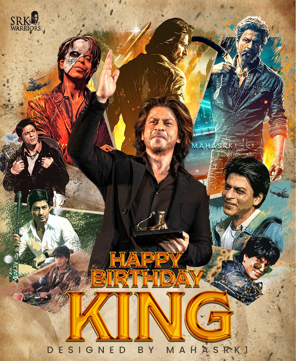 priteshpdedhia's tweet photo. Presenting to all SRKians: our specially crafted CDP for Shah Rukh Khan’s 59th Birthday! Let’s celebrate the King’s legendary legacy together ❤️‍🔥

Special thanks to @SRKzzMaha for the spectacular edit ❤️

#ShahRukhKhan https://t.co/XygxbeROIr