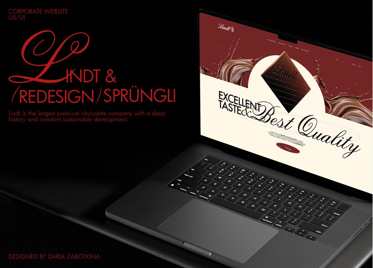 Друзья, я закончила очень важный для себя учебный проект! 

Я очень старалась и вкладывала все силы в то, чтобы сделать сайт интересным и улучшить функции текущей страницы <a href="/Lindt/">Lindt Chocolate</a>

Я буду очень благодарна за лайк, реплай или любое взаимодействие ❤️❤️❤️

behance.net/gallery/211396…