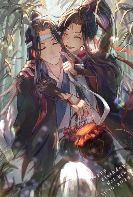 Happy birthday, Wei Wuxian#MDZS #芍香縈夢 #1031魏無羨生誕祭 #魏无羡1031生日快乐 