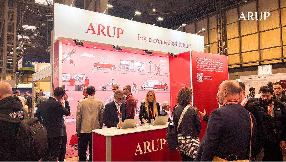 ArupUK's tweet photo. Great connecting with transport colleagues at #HighwaysUK 2024! Energised by two days at The NEC, Birmingham, we're back inspired to shape the future of roads. Thanks to all who visited our stand and joined our panels.

 See you next year! #WeAreArup https://t.co/HgnIFYRfJs