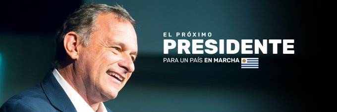 Cybertario's tweet photo. Espíritu de diálogo, experiencia de gobierno, valores republicanos y un rumbo de transformaciones con crecimiento, estabilidad y certezas. Por todo eso, @AlvaroDelgadoUy será el próximo presidente. https://t.co/1k3QB1zDuQ
