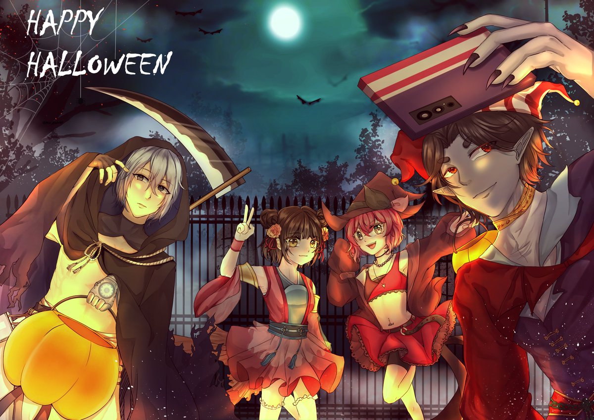 ꙳✧˖ʜᴀᴘᴘʏ ʜᴀʟʟᴏᴡᴇᴇɴ˖𝄪。

『不給糖就搗蛋！』
祝大家萬聖節快樂.ᐟ.ᐟ

<———ʚ⁘𝄪🎃𝄪⁘ɞ———>
#委託 #委託展示