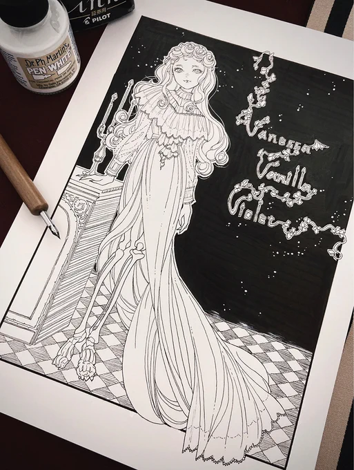 おととしの作品、同じ少女 