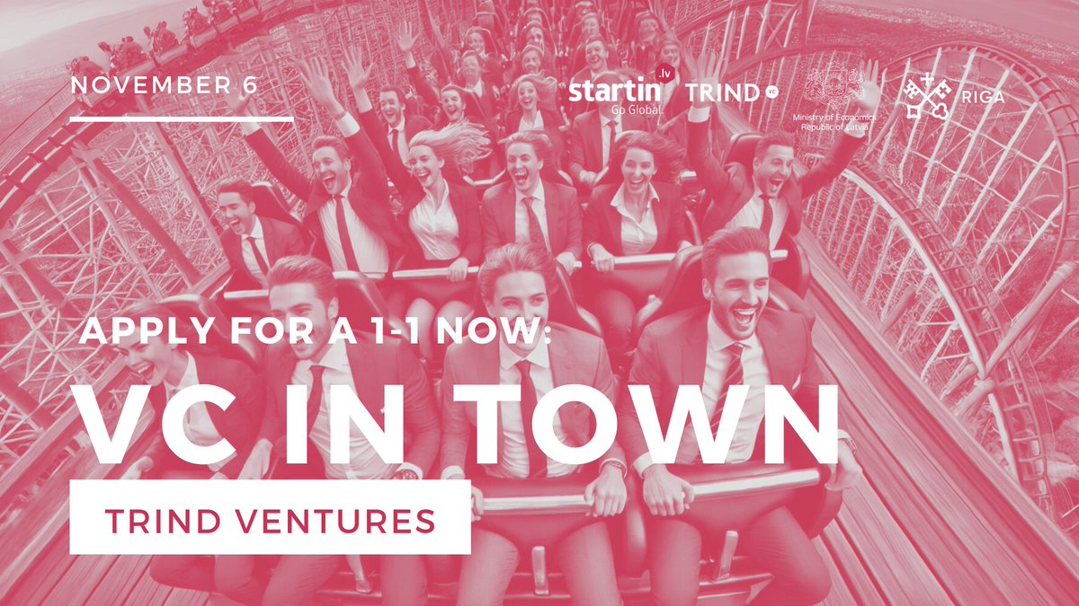 On November 6, you'll have the chance to sit down with Trind.vc for a 1-on-1 meeting - an opportunity to spark relationships and, who knows, maybe secure that next round of funding. Out of 113 startups last year, 2 walked away with investments!

👉 Apply now: