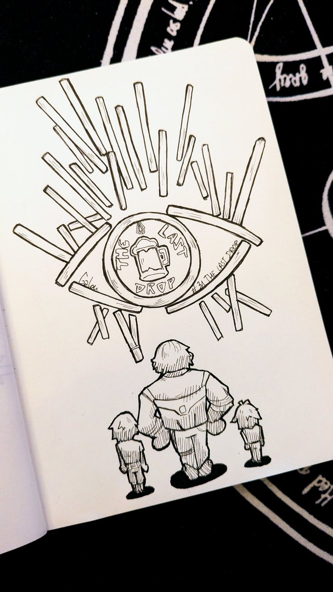 #Arctober day 31, #TheLastDrop ✨

Aaaand..... FINISH 🙅