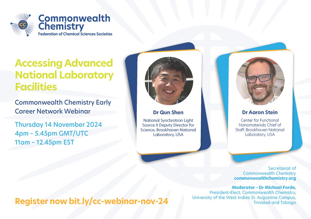 🚨Last chance to register to join our free webinar on Accessing Advanced National Lab Facilities tomorrow!

📅TOMORROW November 14 2024
🕒16:00 - 17:45 GMT

🔬Overview of research facilities
💰Funding routes explained
🌐Networking opportunities

Register: bit.ly/cc-webinar-nov…