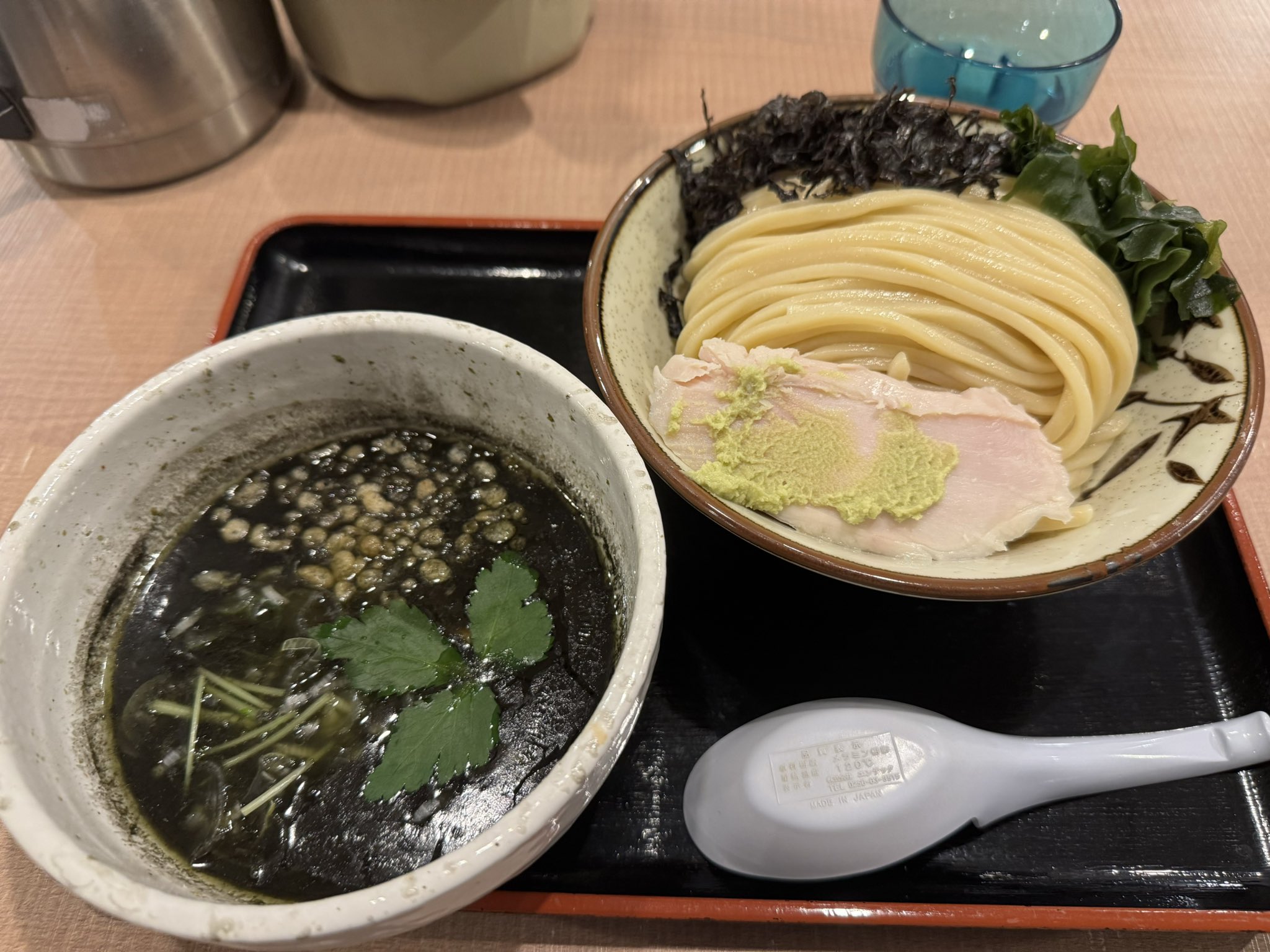柏　大勝軒てつ 限定の海苔つけ麺 https://t.co/cagbZIedEf