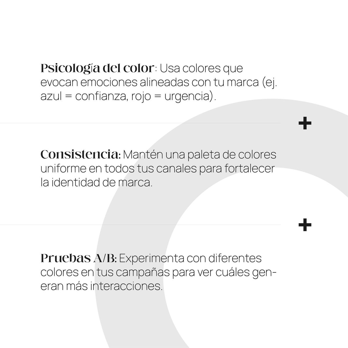 🌈 El marketing es un arcoíris de posibilidades.

🎨 Cada color representa una emoción y cada emoción puede captar la atención de tus clientes.

🤯 Utiliza la psicología del color para comunicar la esencia de tu marca.

#Difussion #Marketing #MarketingOnline #PsicologíaDelColor