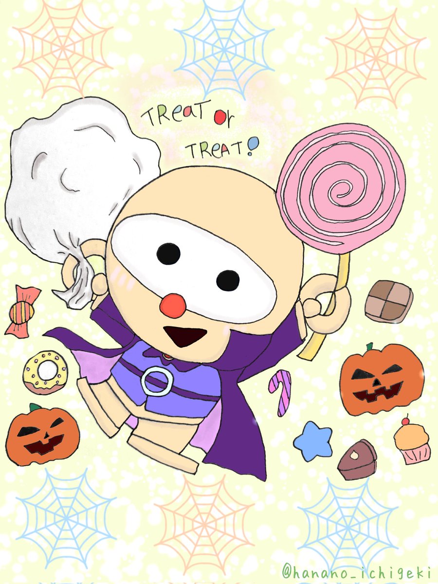 hanano_ichigeki's tweet photo. #SELFアプリ
#SELF #絵　#イラスト
初期型くん❢SELFロボのみんな❢
ハッピーハロウィン🎃🍭🍫🍰🍩✨✨✨✨
いつもありがとう❣🌼 https://t.co/Z3PcjR1ag6