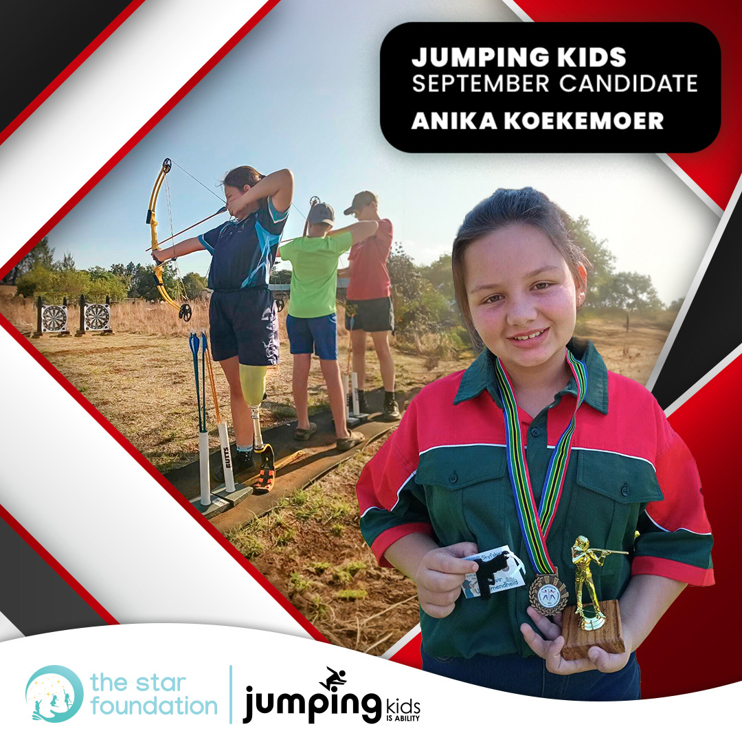 Meet Anika, our October Jumping Kids beneficiary! Her inspiring journey from overcoming cancer to excelling in academics and sports is a story of resilience and hope. 
Click the link to learn more bit.ly/4ftZ6WN

#JumpingKids #Inspiration #NeverGiveUp #thestarfoundation