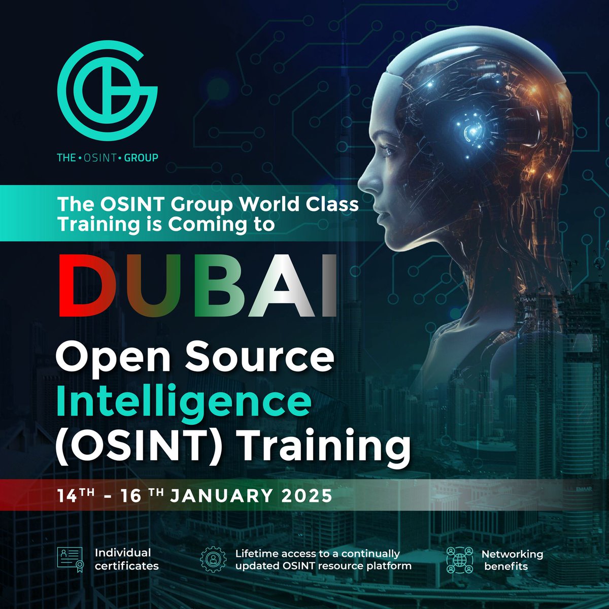 We're headed to #Dubai. This is set to be our most exciting #OSINT course yet. Are you in the #UAE? Follow this link to register ➡️ forms.gle/hBdQXRUCm38jJt…
