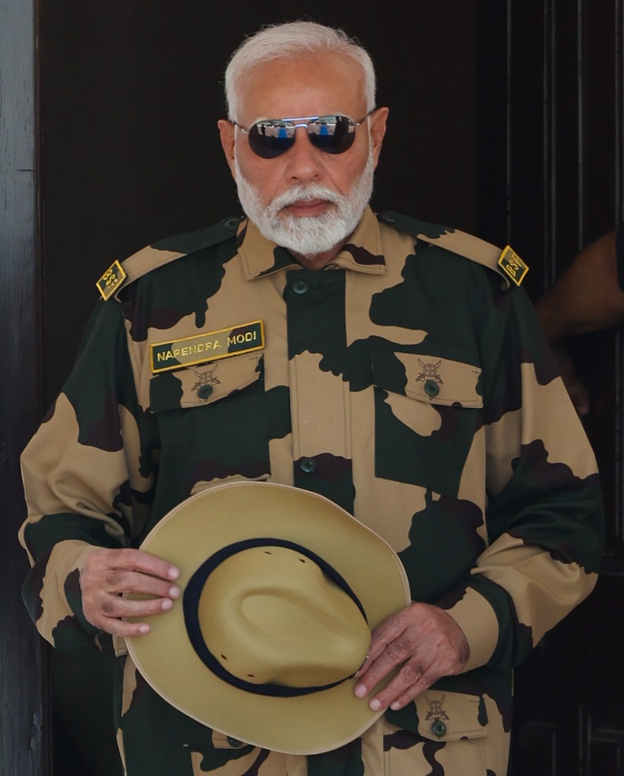 narendramodi's tweet photo. Went to one of the floating BOPs in the Creek area and shared sweets with our brave security personnel. https://t.co/aZ6pE1eajK