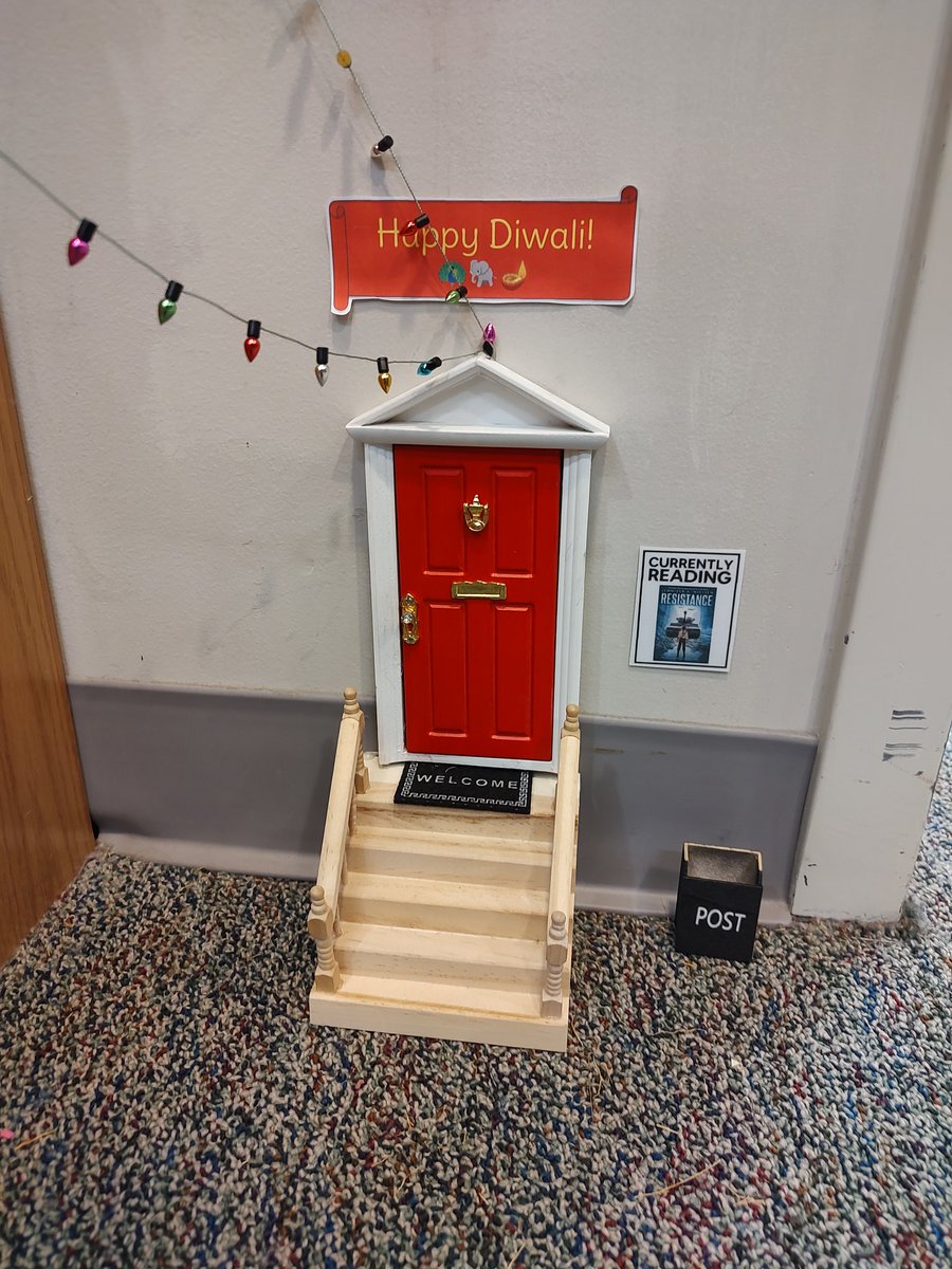 Happy Diwali from Sam the Library Mouse! 🎆🎆🎆