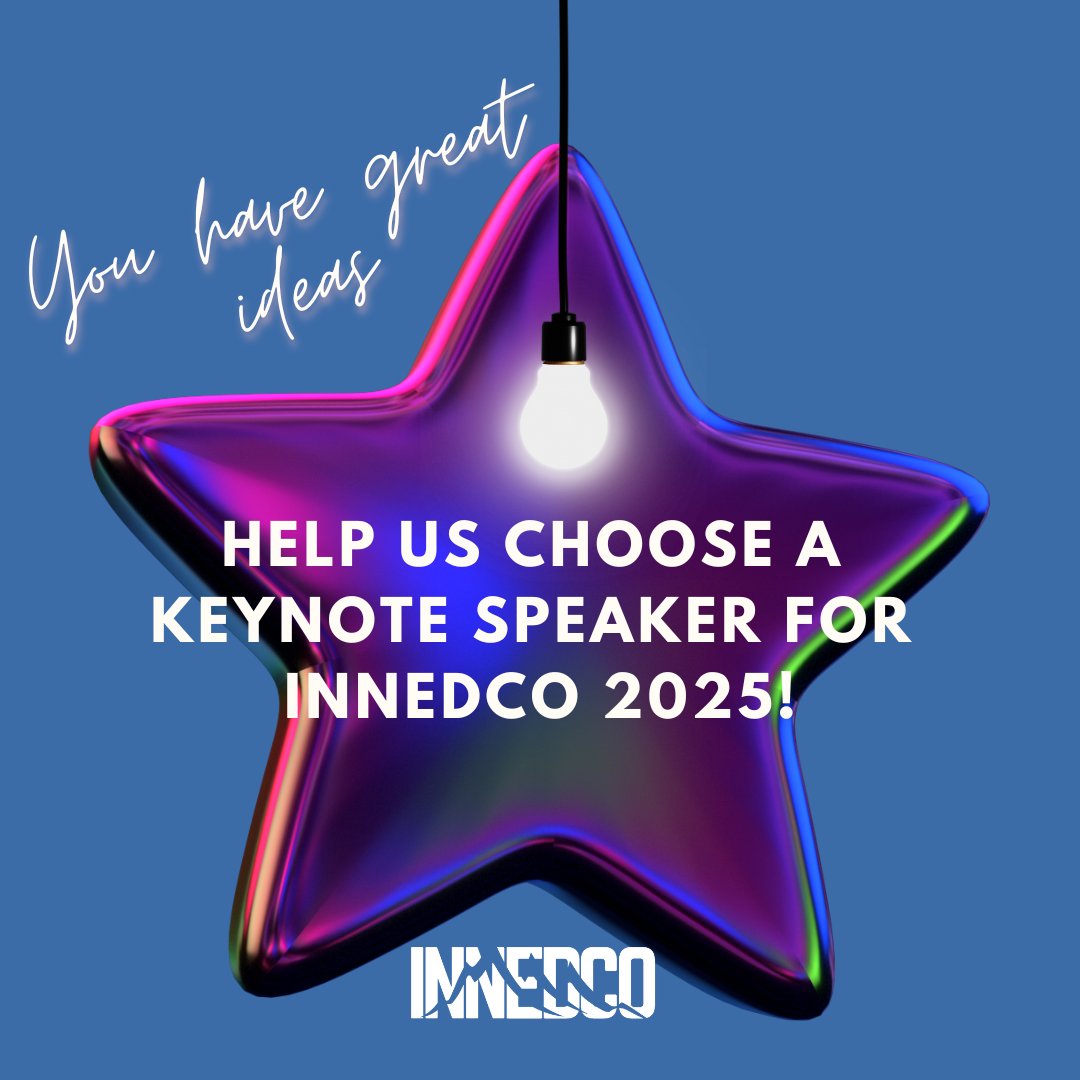 InnEdCO (@innedco) on Twitter photo We are gearing up for another magical InnEdCO Conference, and we want to hear from you! What amazing Keynote Speaker would you like to see this year?  Who will feed your soul and inspire you to continue innovating? Visit ow.ly/Rqy350TWEMg
 #InnEdCO #EdTech #ColoradoTeachers We are gearing up for another magical InnEdCO Conference, and we want to hear from you! What amazing Keynote Speaker would you like to see this year?  Who will feed your soul and inspire you to continue innovating? Visit ow.ly/Rqy350TWEMg
 #InnEdCO #EdTech #ColoradoTeachers