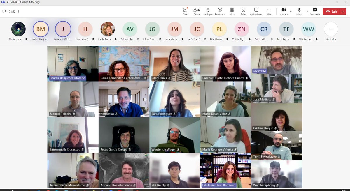 Yesterday, we had a productive meeting reviewing the progress of the #ALGEMAR project. We're now at the halfway point, and it's amazing to see how far we've come! Excited for the upcoming milestones as we move forward. #ProjectUpdate