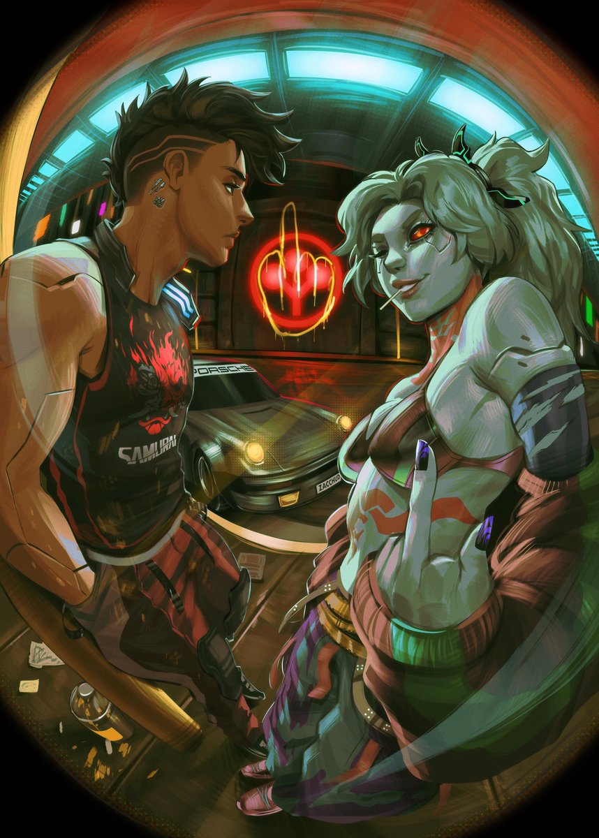 edgerunners's tweet photo. Knock, knock 💥

Fanart by @zacchud https://t.co/r4vaq4OLNq