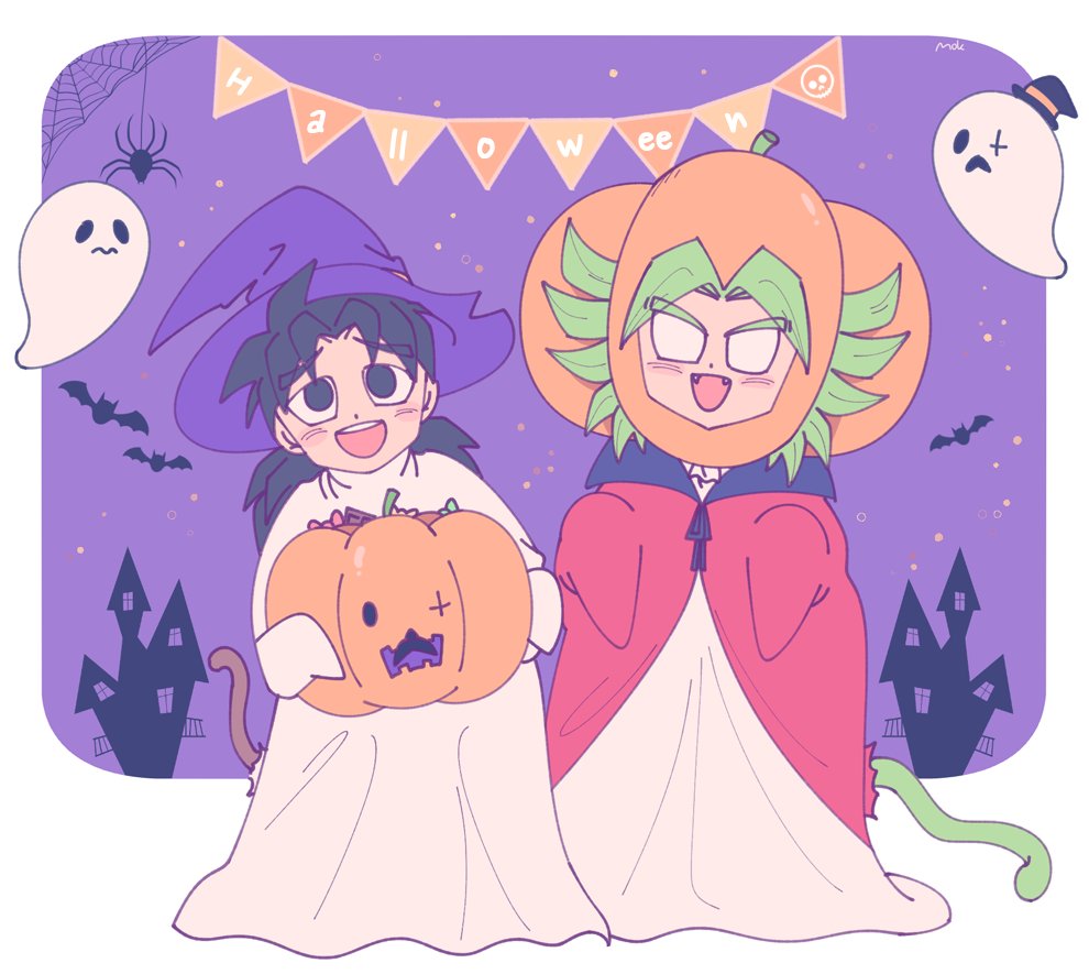 「前にブロリーをたくさん描いた時ハロウィンが近づいてくるとブロリーでいろいろ描きま」|🅜🅞🅚のイラスト