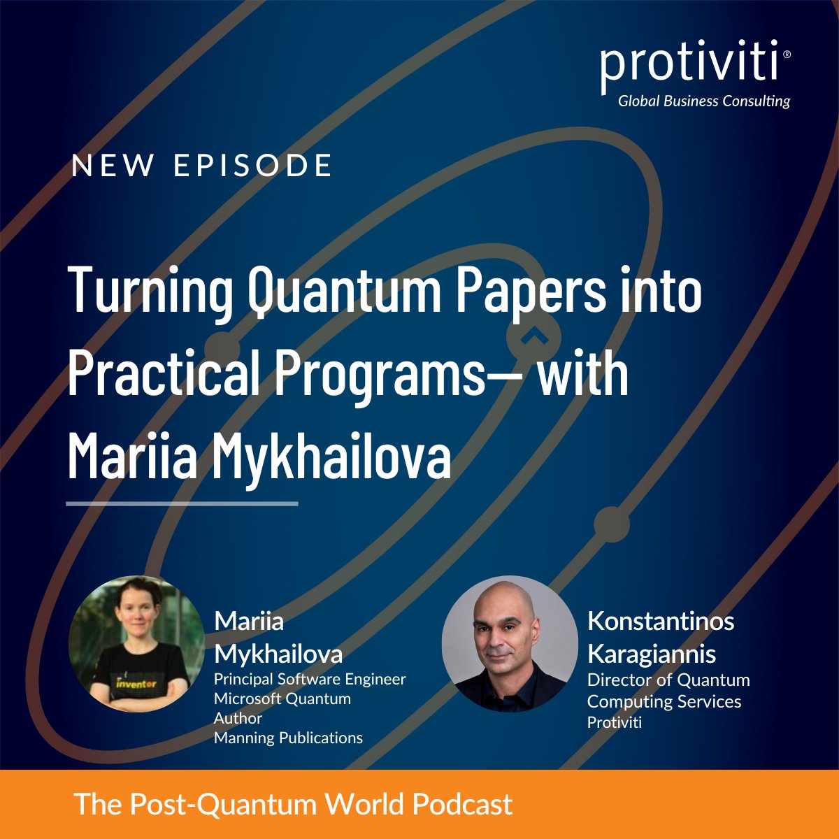 Manning Publications (@manningbooks) on Twitter photo 🎙️ Catch <a href="/tcNickolas/">Mariia Mykhailova</a>, author of "Quantum Programming in Depth," on the latest episode of the “Post-Quantum World” Podcast!
Listen now: mng.bz/W2ex
Grab the book: mng.bz/8Oy2
#QuantumProgramming #PracticalCoding #ManningBooks 🎙️ Catch <a href="/tcNickolas/">Mariia Mykhailova</a>, author of "Quantum Programming in Depth," on the latest episode of the “Post-Quantum World” Podcast!
Listen now: mng.bz/W2ex
Grab the book: mng.bz/8Oy2
#QuantumProgramming #PracticalCoding #ManningBooks