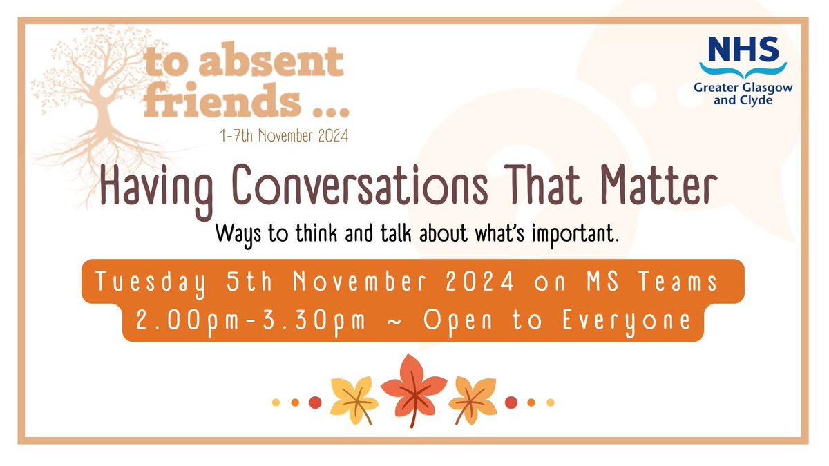 NHSGGC Carers (@nhsggccarers) on Twitter photo The workshop provides an opportunity to think about whatβs important to you & those you care for π a gentle session for #UnpaidCarers
To book π buff.ly/4f6jBZq
<a href="/dixon_south/">Glasgow South Carers Centre</a> <a href="/Rcarers/">Renfrewshire Carers Centre</a> <a href="/CarersLinkED/">CarersLinkED</a> @CarersofWestDun <a href="/ERCCentre/">East Renfrewshire Carers Centre</a> <a href="/quarriers/">Quarriers</a> <a href="/gamhcarercentre/">GAMH North East Carers Service</a> <a href="/eastend_carers/">East End Carers</a> The workshop provides an opportunity to think about whatβs important to you & those you care for π a gentle session for #UnpaidCarers
To book π buff.ly/4f6jBZq
<a href="/dixon_south/">Glasgow South Carers Centre</a> <a href="/Rcarers/">Renfrewshire Carers Centre</a> <a href="/CarersLinkED/">CarersLinkED</a> @CarersofWestDun <a href="/ERCCentre/">East Renfrewshire Carers Centre</a> <a href="/quarriers/">Quarriers</a> <a href="/gamhcarercentre/">GAMH North East Carers Service</a> <a href="/eastend_carers/">East End Carers</a>