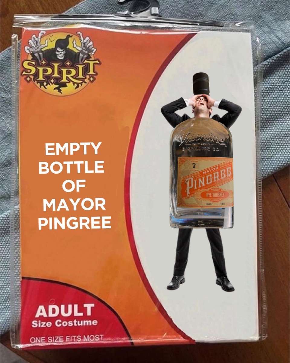 “The search for a last minute costume is over... This one’s terrifying, too! 😱🥃”

Well played @valentinedistillingco!

Wishing all a safe and happy Halloween,  hoping the treats outnumber the tricks, and that you Mayor Pingree never runs out!