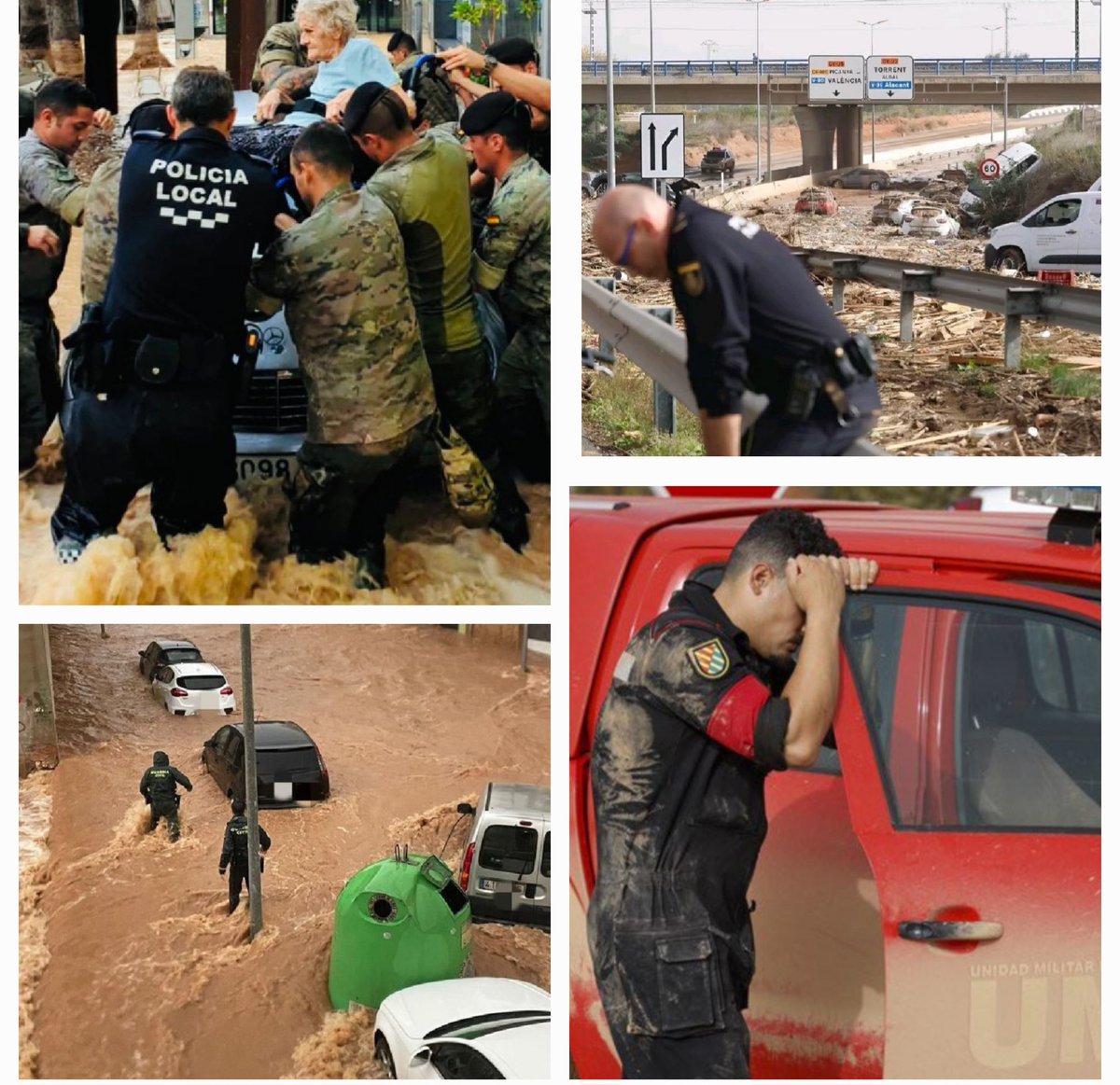 Orgullosos de los que siempre dan todo para ayudar a los demas❤️
#Dana 
#INUNDACION 
#Valencia 
#castillalamancha 
#Andalucía 
#españa🇪🇸