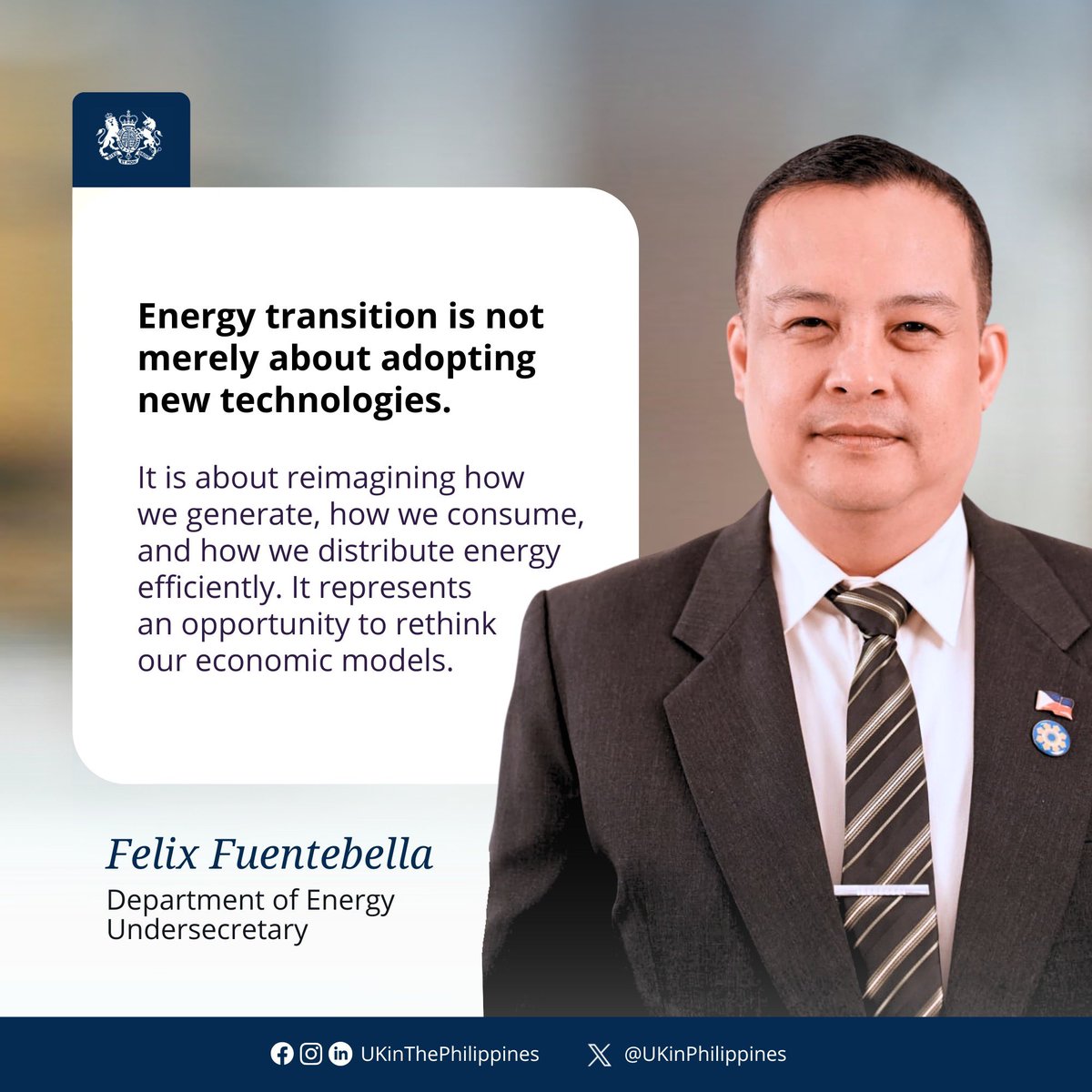 British Embassy Manila ๐ฌ๐ง๐ต๐ญ (@ukinphilippines) on Twitter photo The British Embassy Manila and <a href="/DOEgovph/">DOE Philippines</a> held the 4th Energy Transition Council (ETC) National Dialogue, in collaboration with the 2024 ETC co-leads, <a href="/ADB_HQ/">Asian Development Bank</a>, <a href="/sea_etp_org/">Southeast Asia Energy Transition Partnership</a> & <a href="/WorldResources/">World Resources Institute</a>.
Key stakeholders gathered to drive action towards the energy transition in the country. The British Embassy Manila and <a href="/DOEgovph/">DOE Philippines</a> held the 4th Energy Transition Council (ETC) National Dialogue, in collaboration with the 2024 ETC co-leads, <a href="/ADB_HQ/">Asian Development Bank</a>, <a href="/sea_etp_org/">Southeast Asia Energy Transition Partnership</a> & <a href="/WorldResources/">World Resources Institute</a>.
Key stakeholders gathered to drive action towards the energy transition in the country.