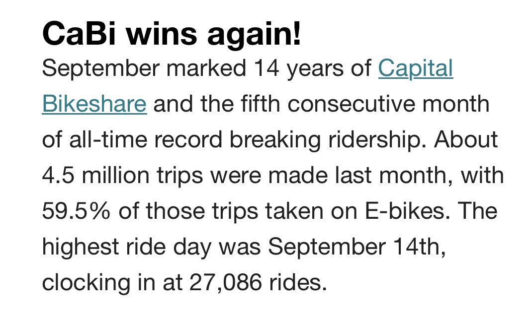 Interesting trend: when there are more bikes available, people ride them more often