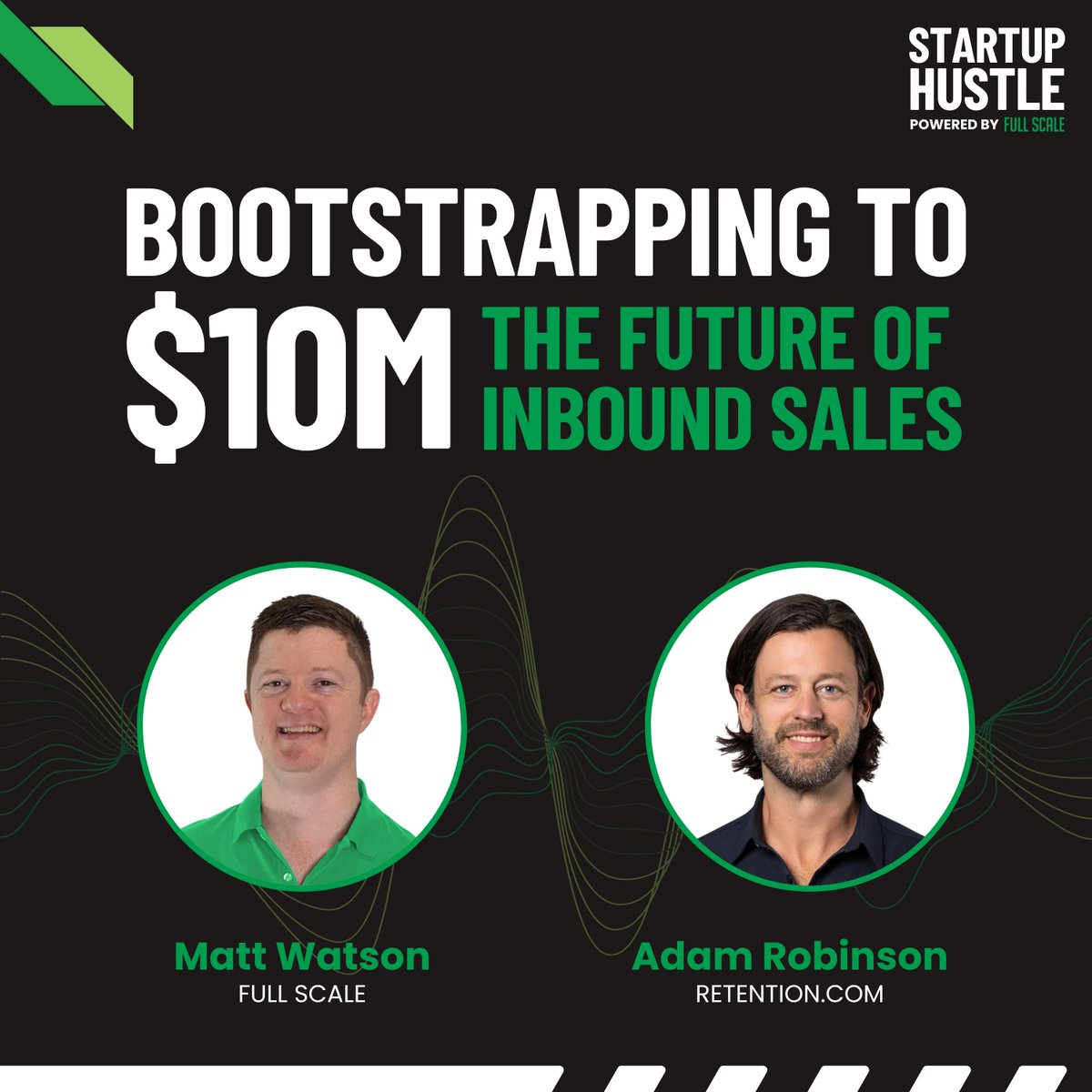 Can you bootstrap your business to $10M? 

Adam Robinson, founder and CEO of Retention, joins our podcast to talk about his new product RB2B.

▶️ “Bootstrapping to $10M, The Future of Inbound Sales” is now streaming here: startuphustlepodcast.com/bootstrapping-…