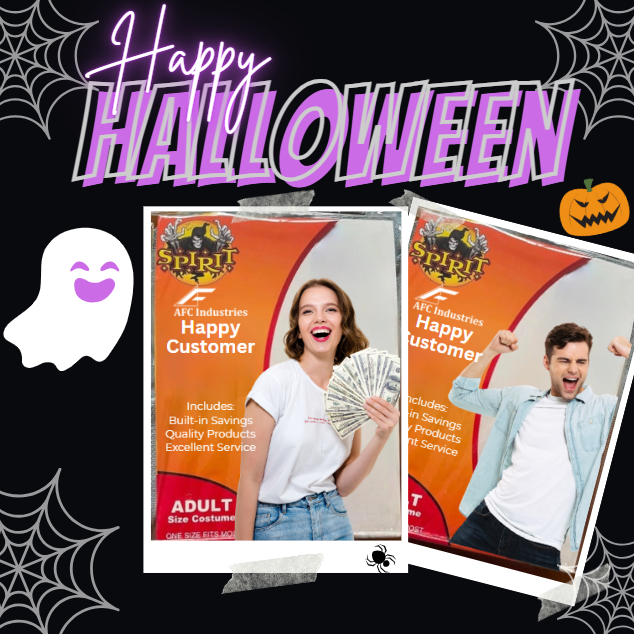 These costumes have been flying off the shelves this year – we've already seen thousands out there! Did you miss out on yours? Don’t worry, we’ve got you covered. 😀 Happy Halloween from AFC! 🎃👻