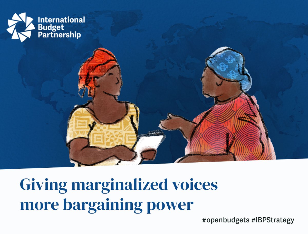OpenBudgets's tweet image. Too many people are excluded from public budget decisions, especially women. Our new strategy seeks to give marginalized voices more bargaining power. 
Find out more: ibp.tiny.us/IBP-Strategy. #openbudgets #IBPNewStrategy