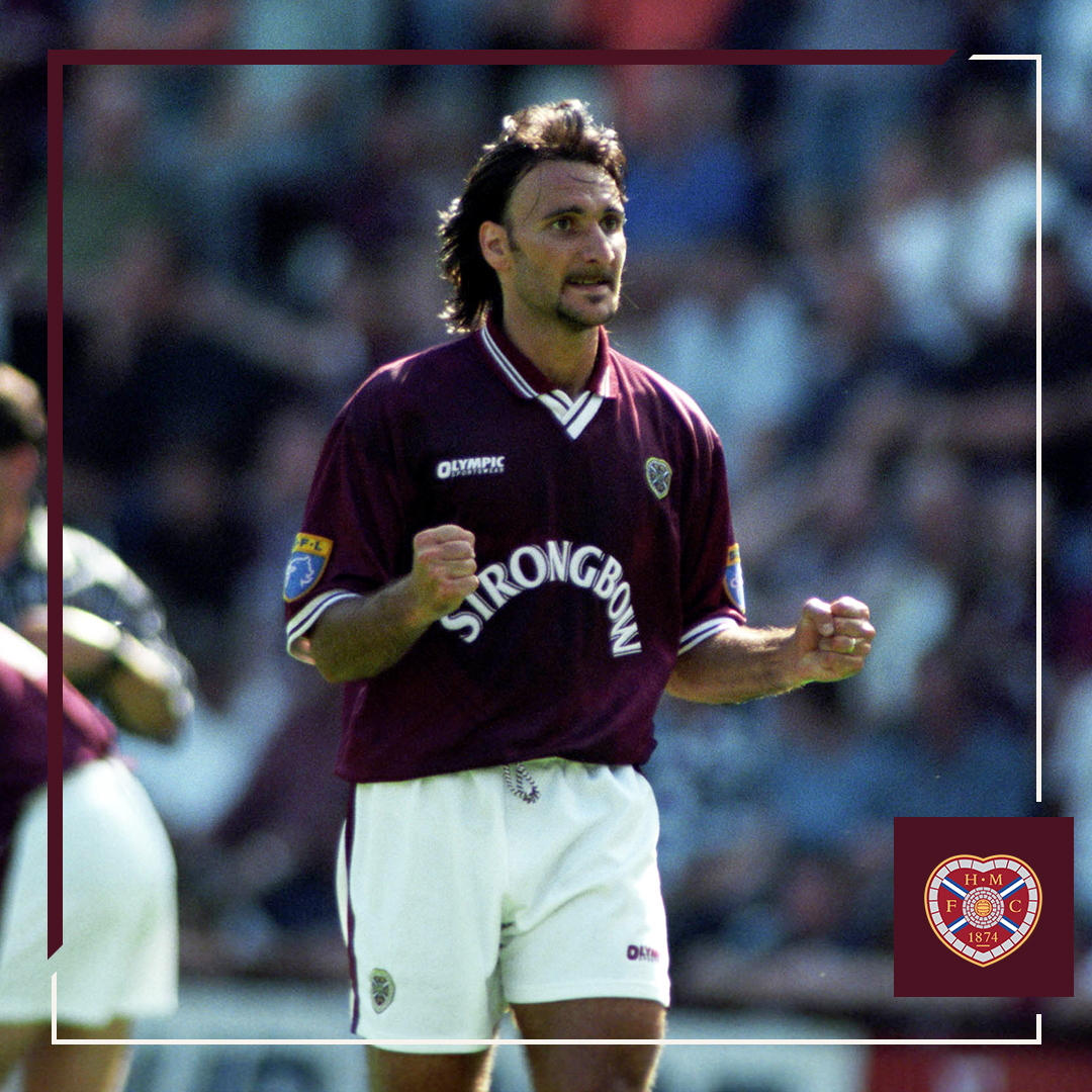 A Scottish Cup-winning hero, taken from us seven years ago today.

After that day in 98, he said; "Congratulations my team, my staff, our supporters...after 42 years, Hearts win the Scottish Cup. Fantastic."

Stefano ❤️